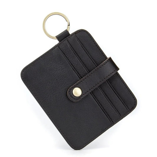 Porte-carte en cuir véritable - Le Minimaliste™ Café