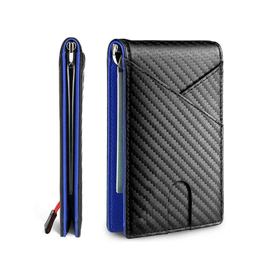 Porte-carte fin anti-piratage - Le Classique™ Bleu